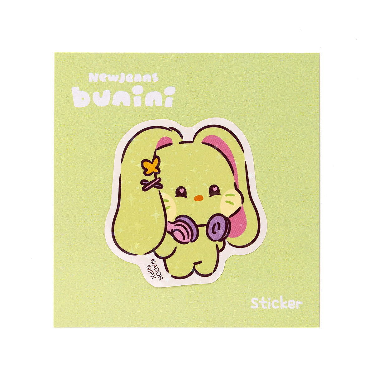 NewJeans Bunini Sticker Lime Bunny