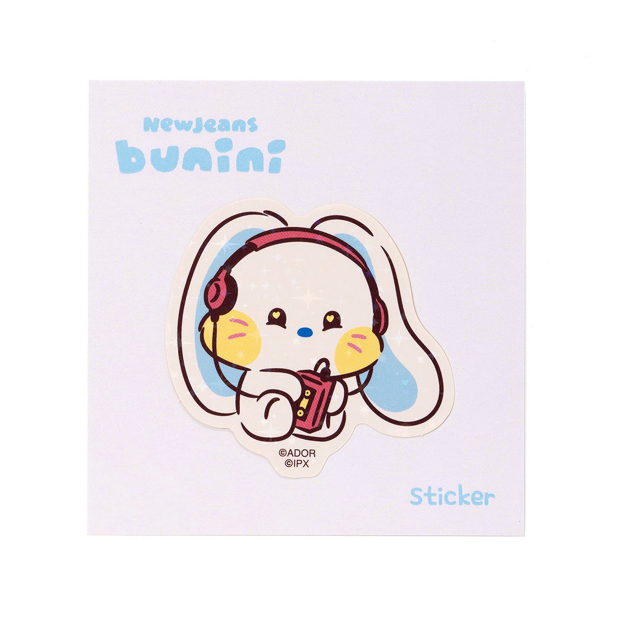 NewJeans Bunini Sticker White Bunny
