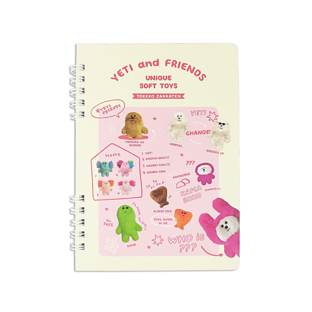 Tokekozakkaten Yeti Friends Notebook