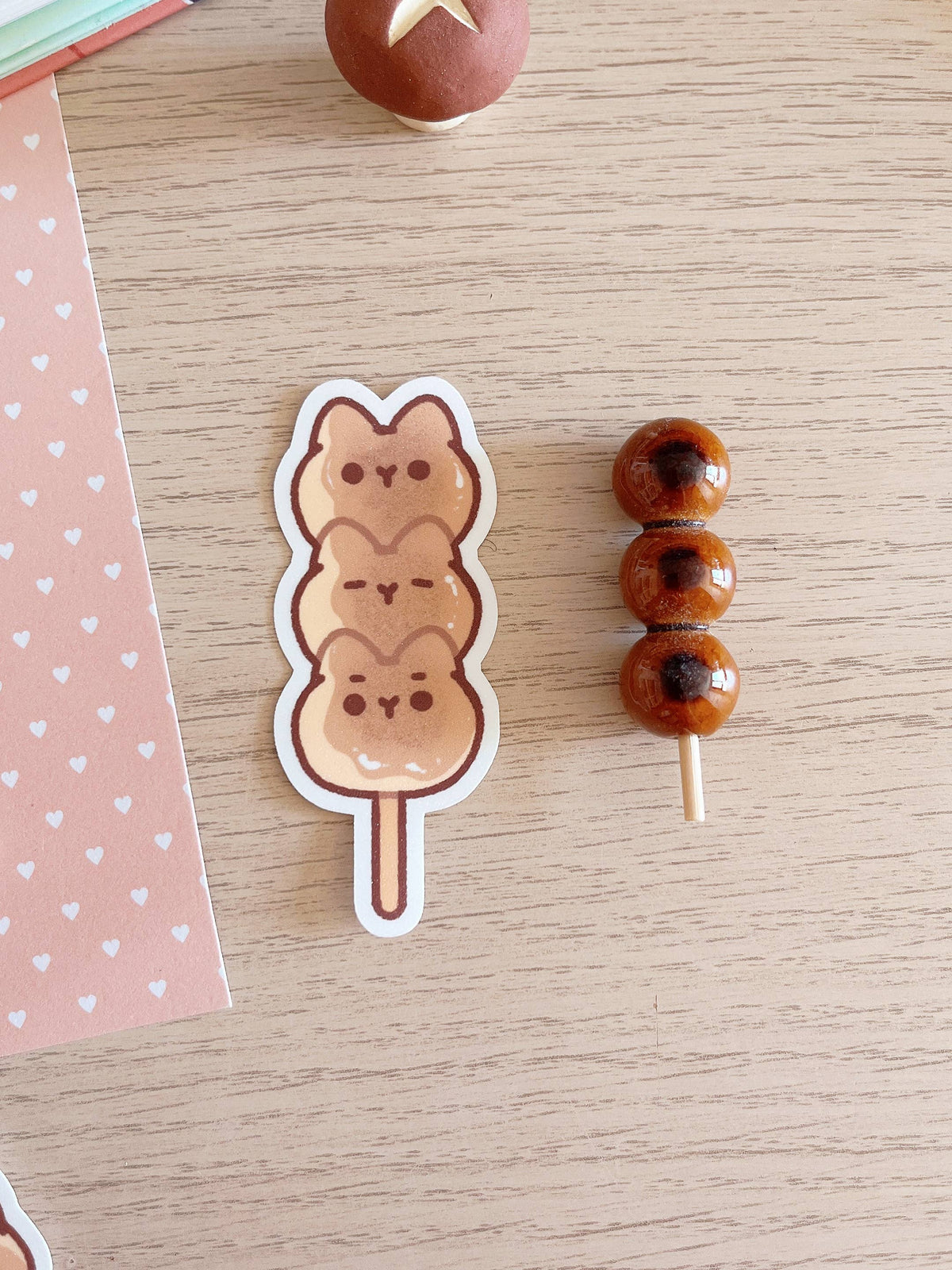 Mitarashi Dango Cat Sticker