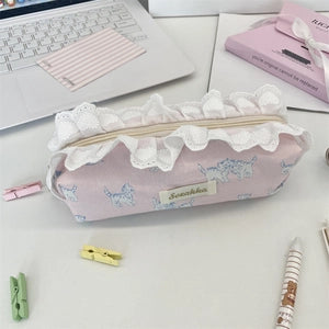 Pencil Case Frill Pink