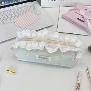 Pencil Case Frill Green