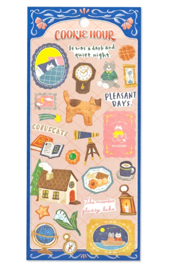 Mindwave Cookie Hour Cat Sticker Sheet