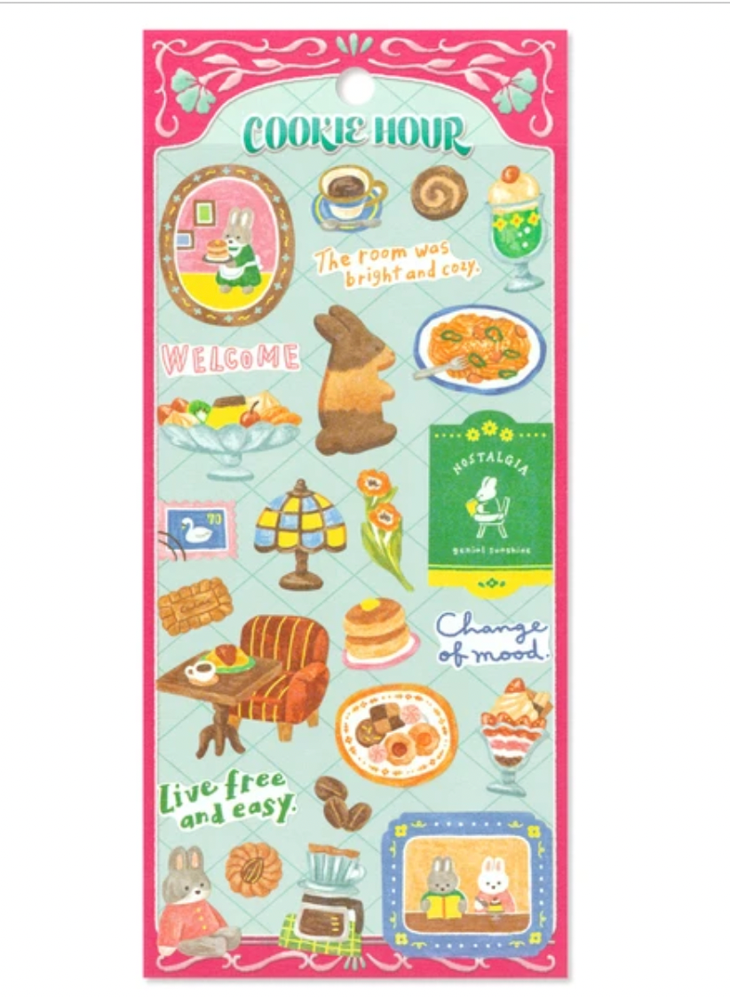 Mindwave Cookie Hour Rabbit Sticker Sheet