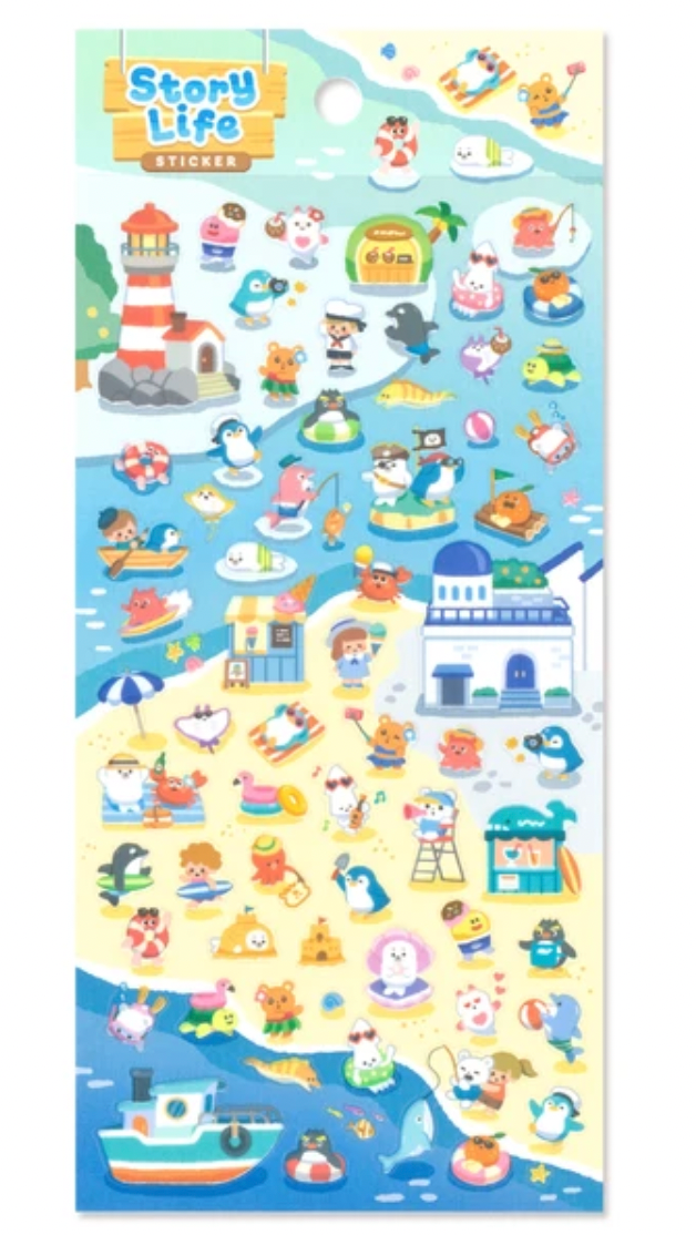Mindwave Story Life Seaside Sticker Sheet
