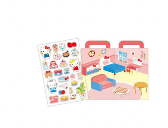 Sanrio Characters Enjoy Sticker Set Hello Kittys Room