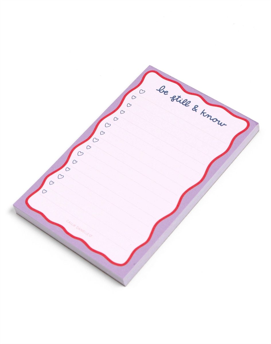 Be Still & Know Notepad - Paper Mochi