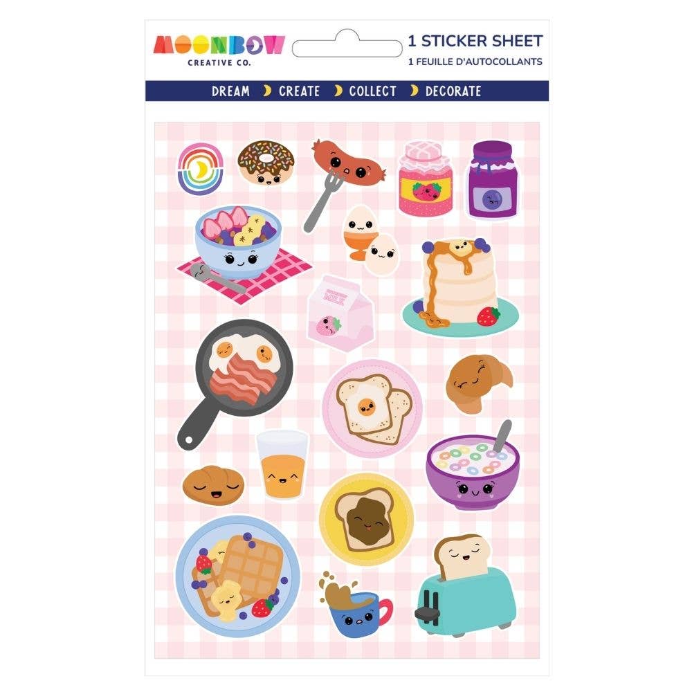 Breakie Buds Glossy Sticker Sheet - Paper Mochi