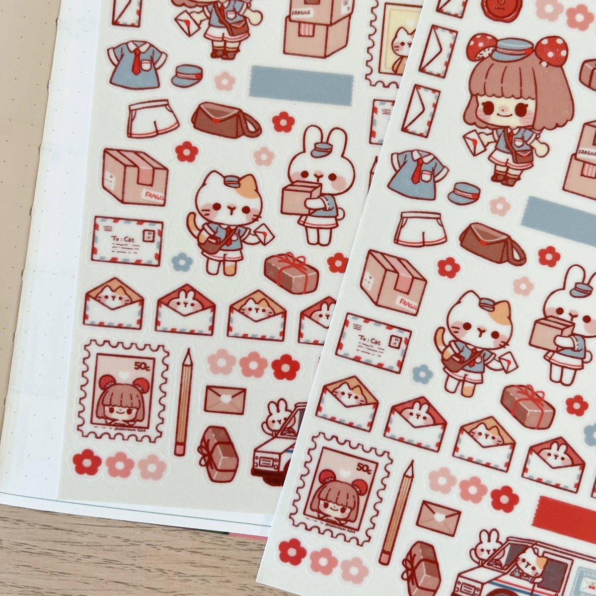 Cherry's Postal Service Sticker Sheet no.081 - Paper Mochi