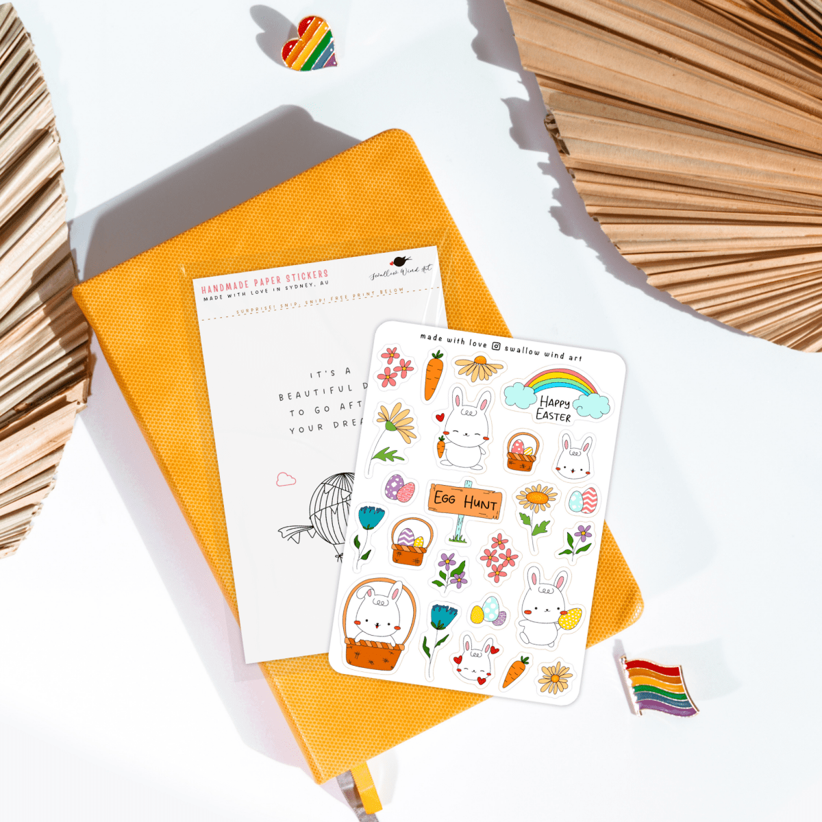 Groodle at a Cafe Sticker Sheet - Paper Mochi