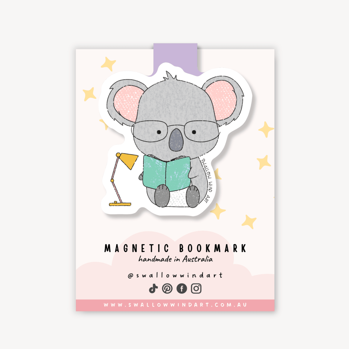Magnetic Bookmark - Koala Study Buddy - Paper Mochi