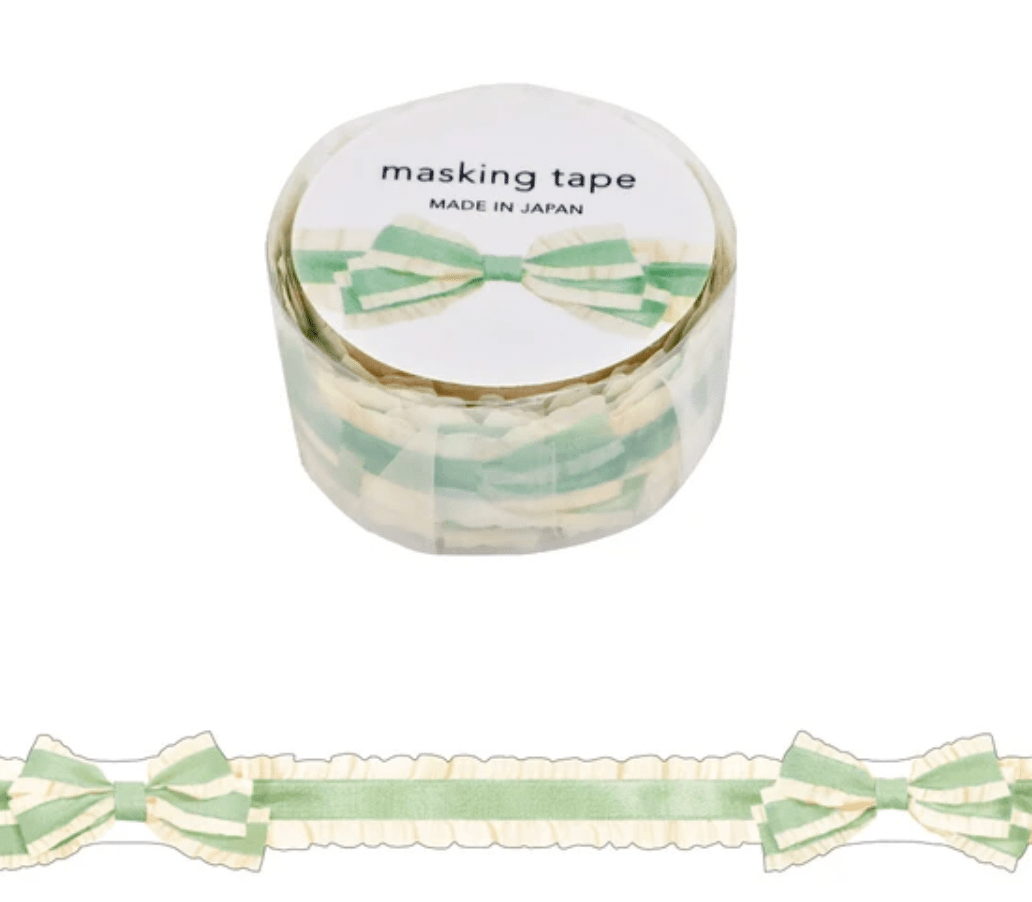 Mind Wave Washi Tape Ruffle Green - Paper Mochi