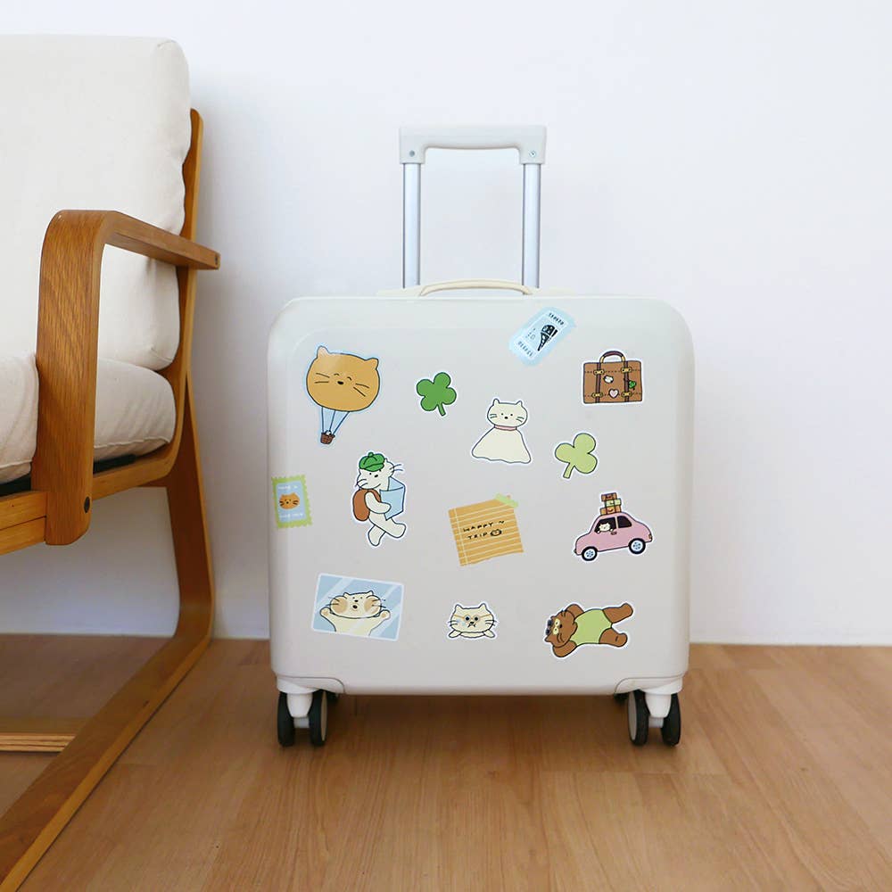 Suatelier Cat's Day Flake Stickers - Paper Mochi