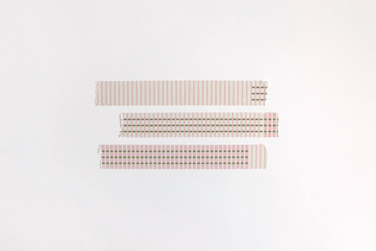 Suatelier Design Pink Pattern Washi Tape - Paper Mochi