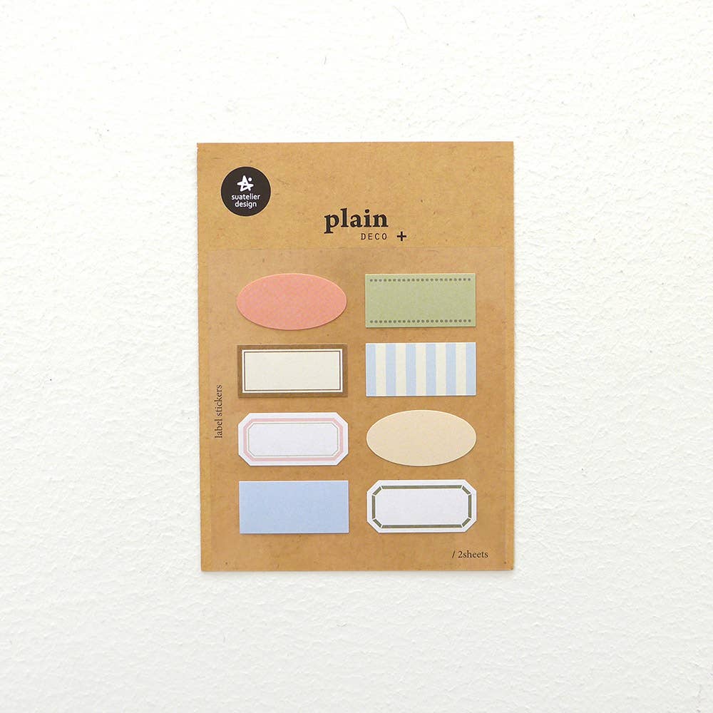 Suatelier Design Plain Planner Stickers - Paper Mochi