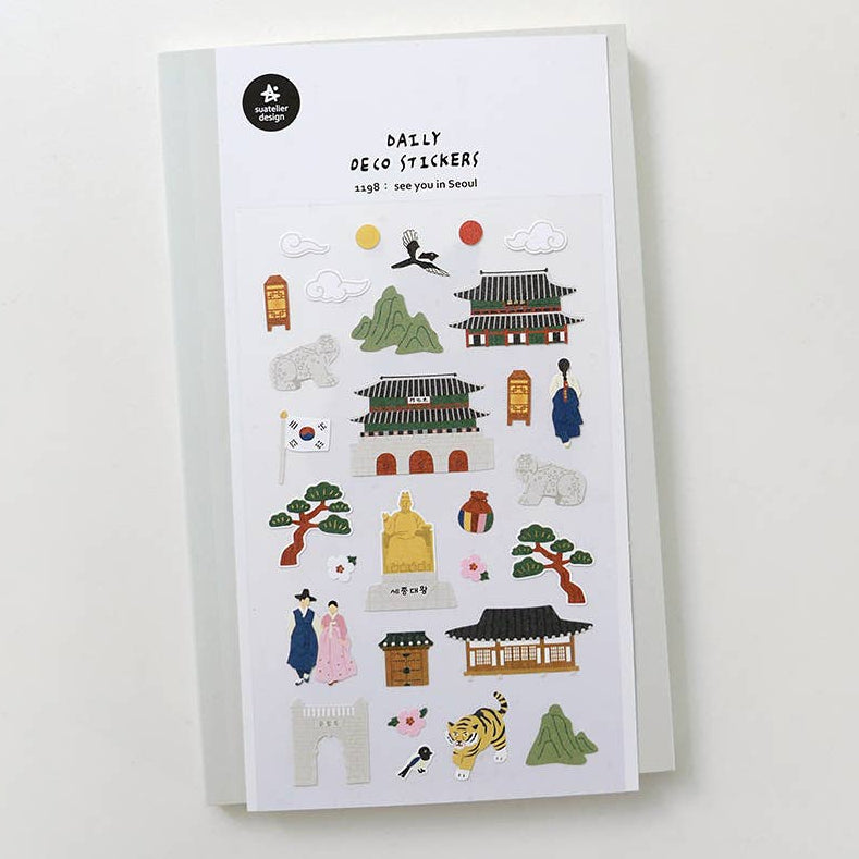 Suatelier Design See You In Seoul Stickers - Paper Mochi