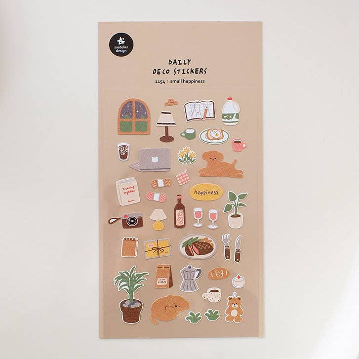 Suatelier Design Small Happiness Stickers - Paper Mochi