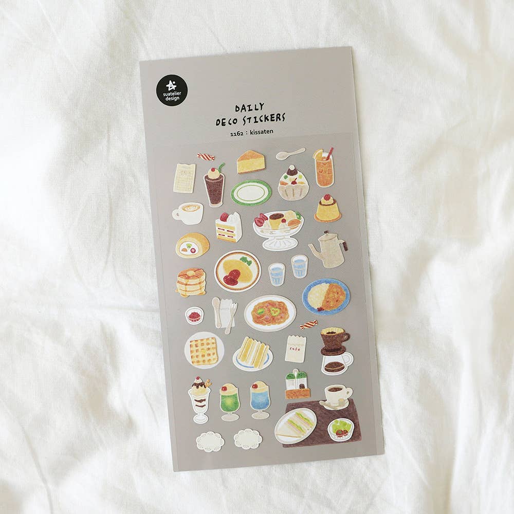 Suatelier Kissaten Sticker Sheet - Paper Mochi