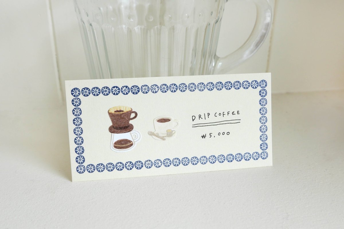 Suatelier Kissaten Sticker Sheet - Paper Mochi