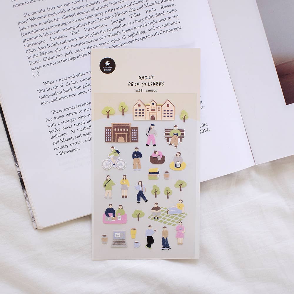 Suatelier On Campus Sticker Sheet - Paper Mochi
