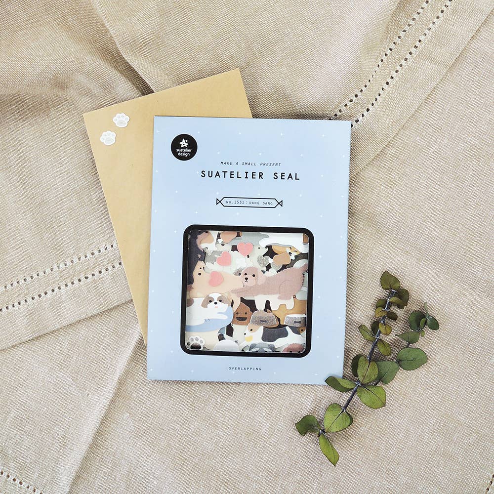 Suatelier Puppy Play Flake Stickers - Paper Mochi
