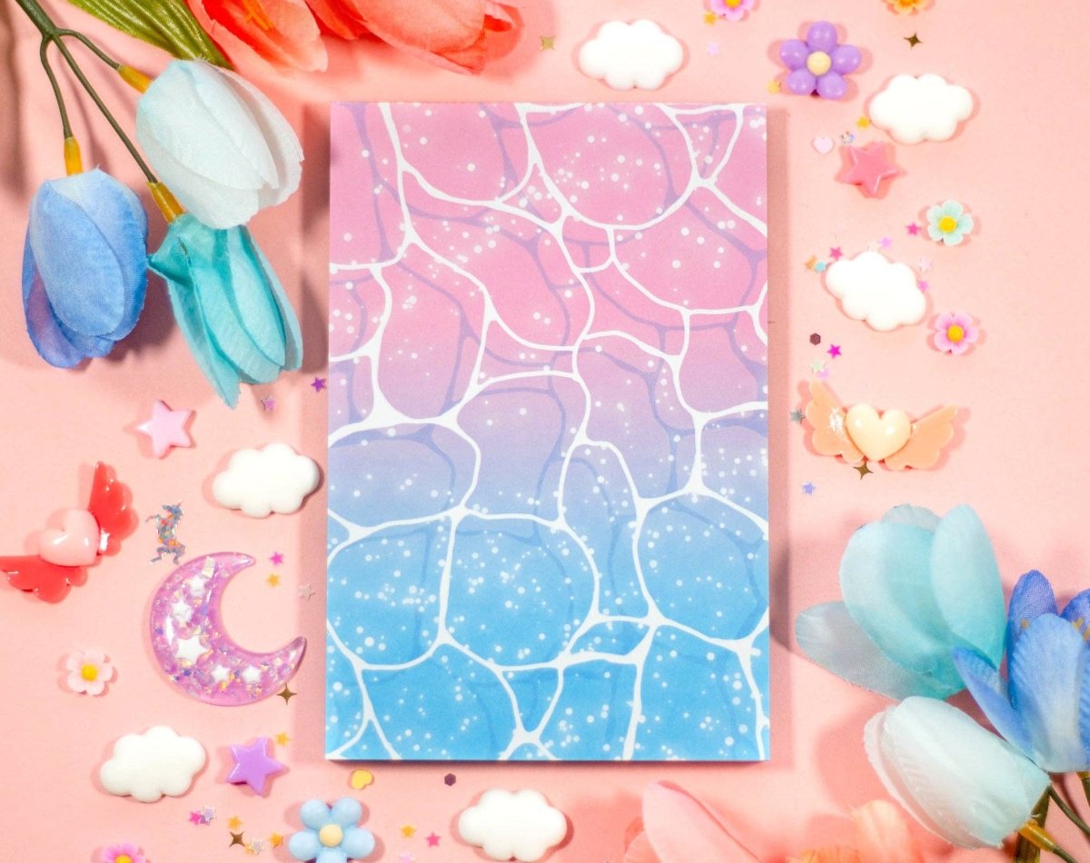 Vaporwave Water Notepad - Paper Mochi