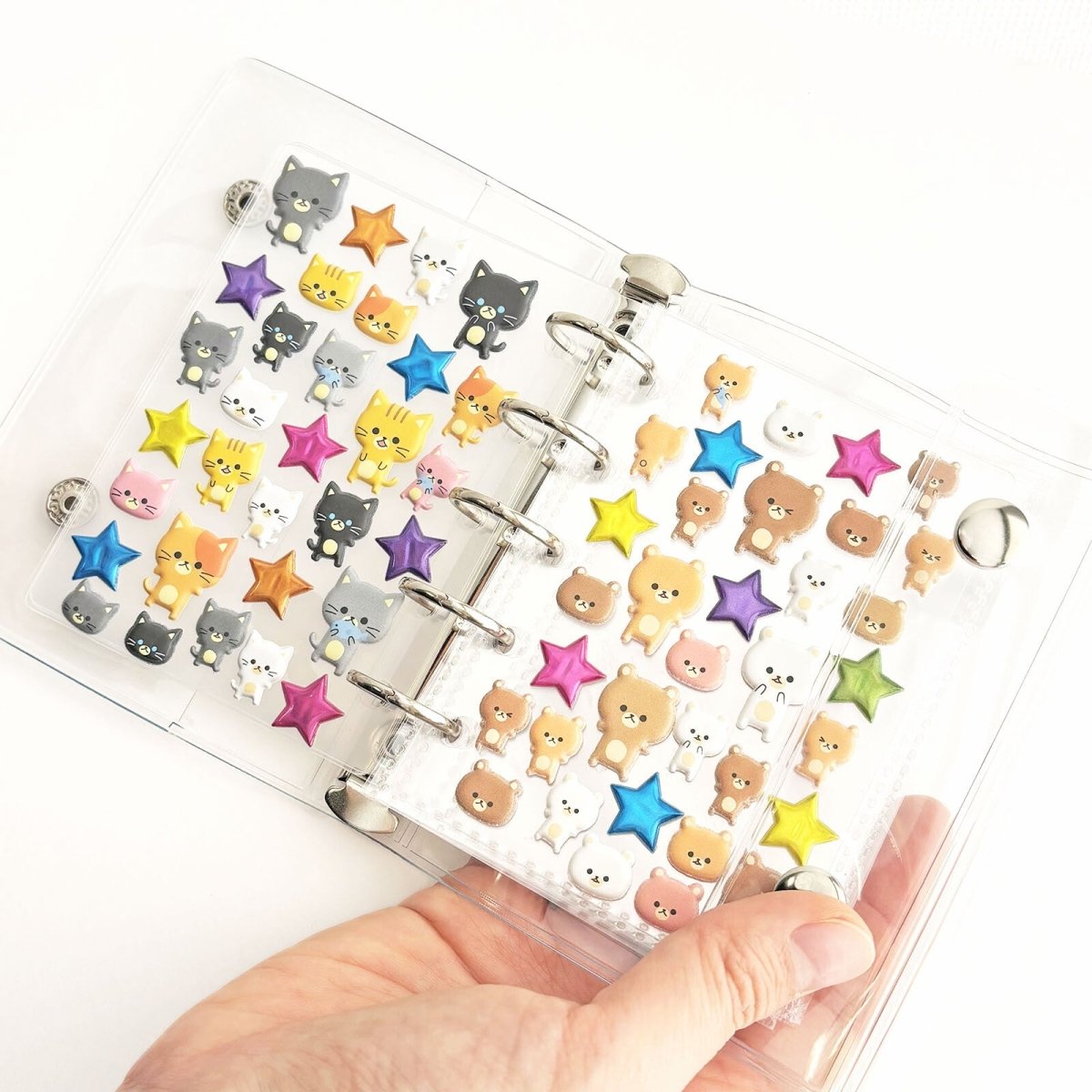World Craft Clear Sticker Collection M5 Binder - Paper Mochi