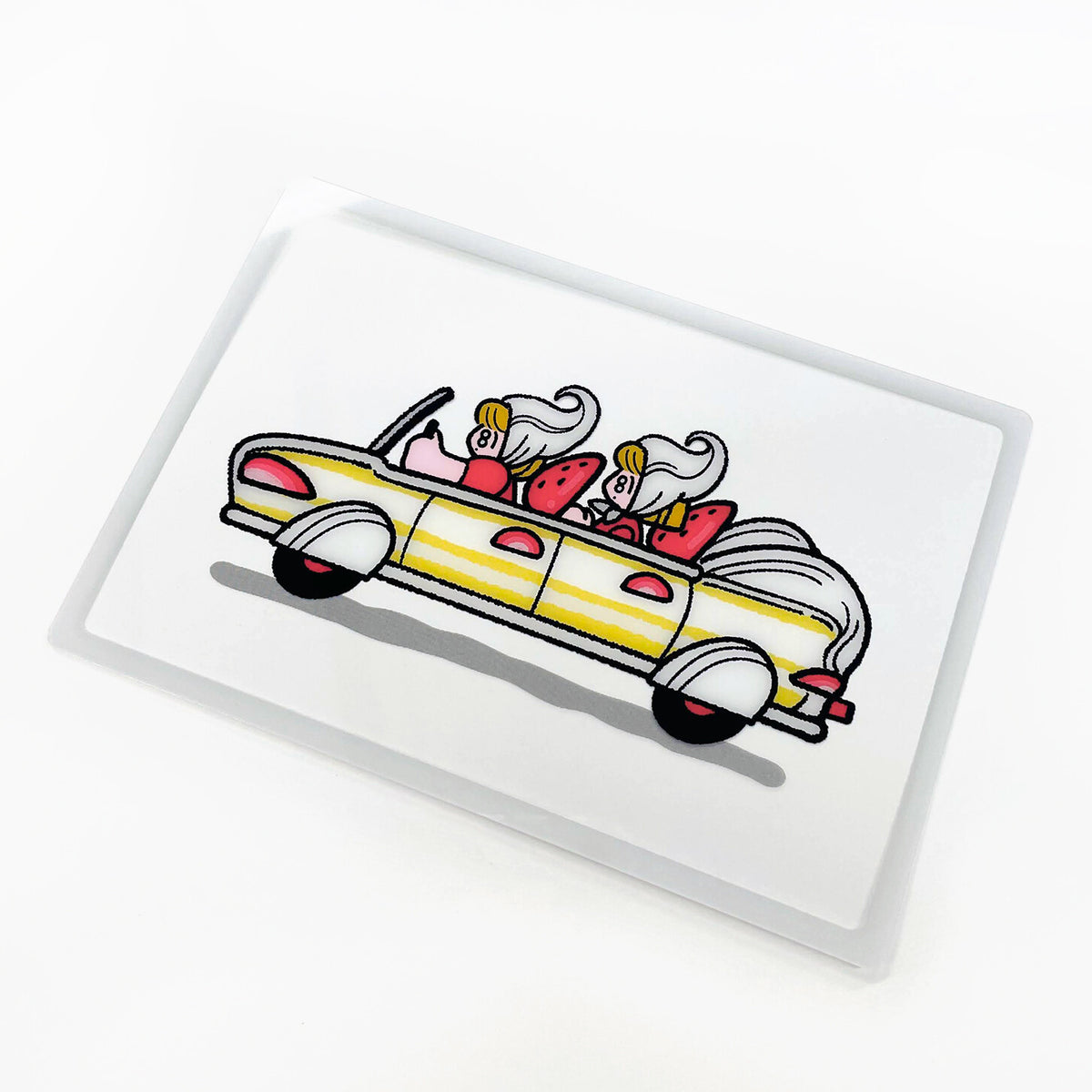 Creators Circus Strawberry Shortcake Car Postcard