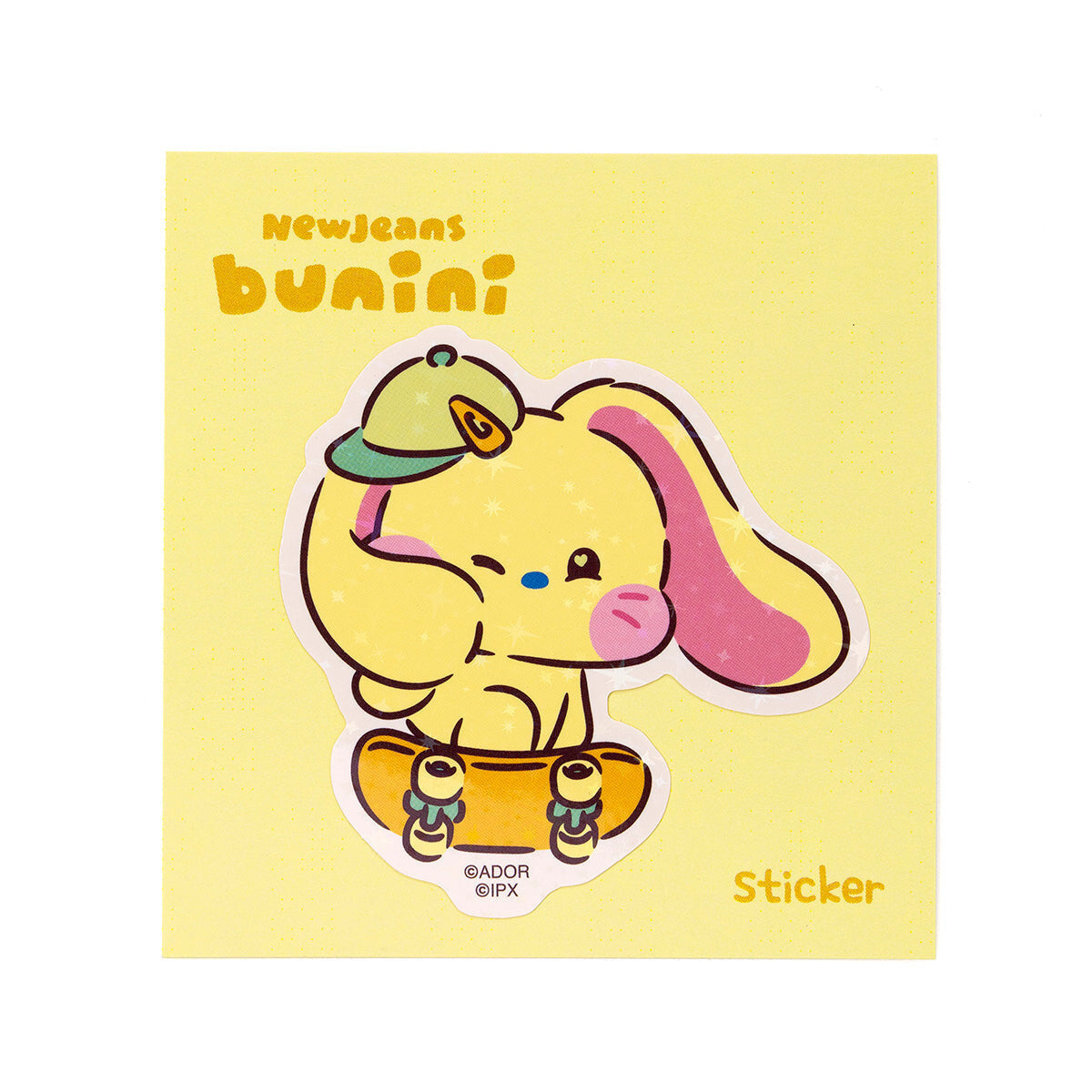 NewJeans Bunini Sticker Yellow Bunny