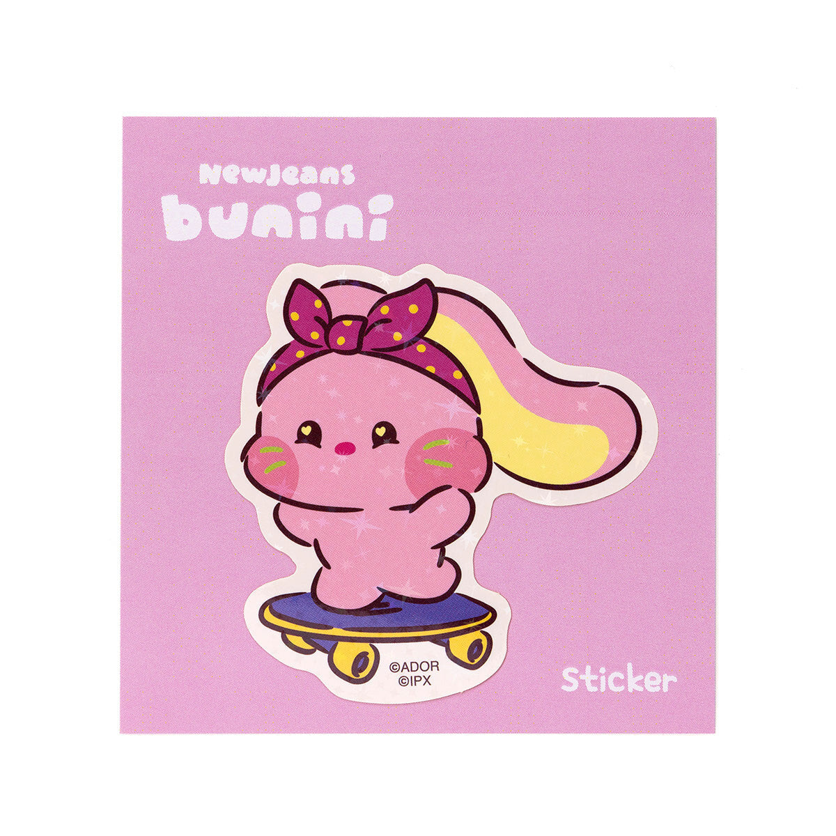NewJeans Bunini Sticker Rollerbunny
