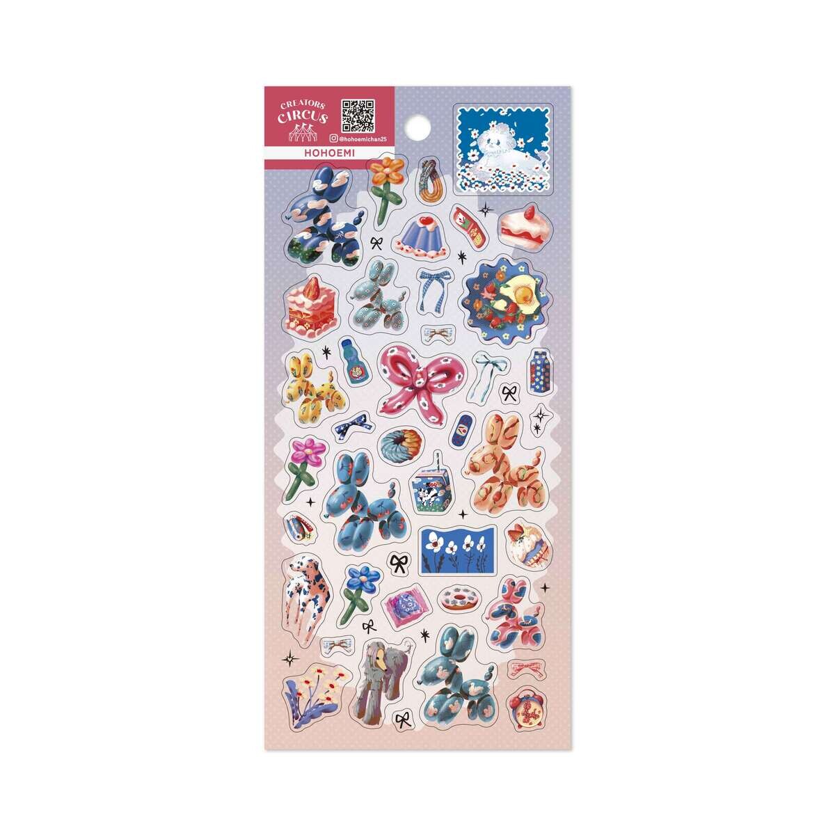 Creators Circus Hohoemi Sticker Sheet