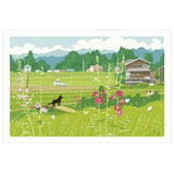 Summer Tabi-neko Postcard