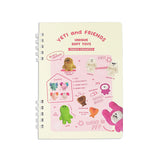 Tokekozakkaten Yeti Friends Notebook
