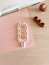 Mitarashi Dango Cat Sticker