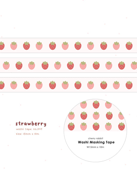 Strawberry Washi Tape