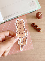 Mitarashi Dango Cat Sticker
