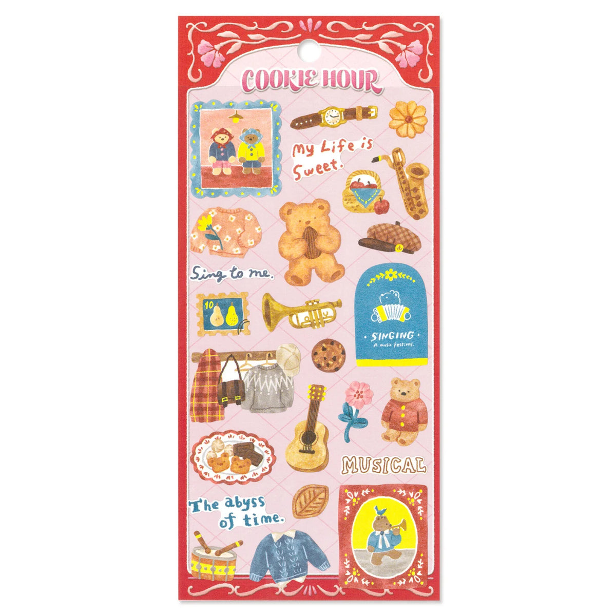 Mindwave Cookie Hour Bear Sticker Sheet