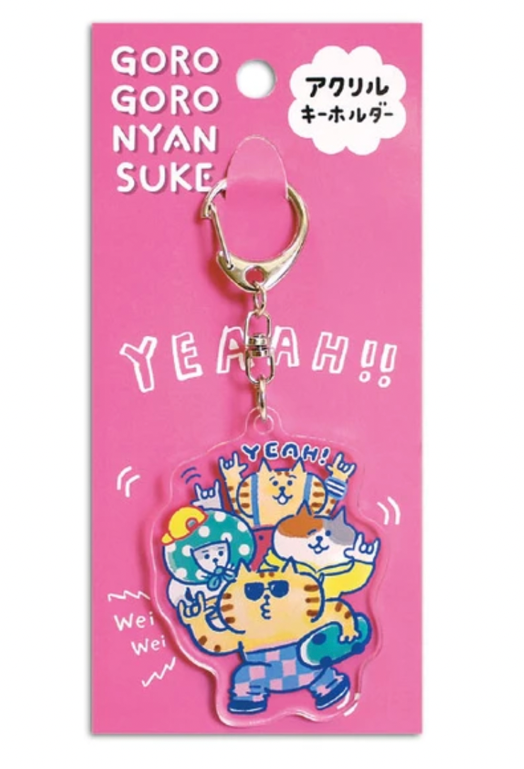 Mindwave Acrylic Gorogoro Nyansuke Keychain