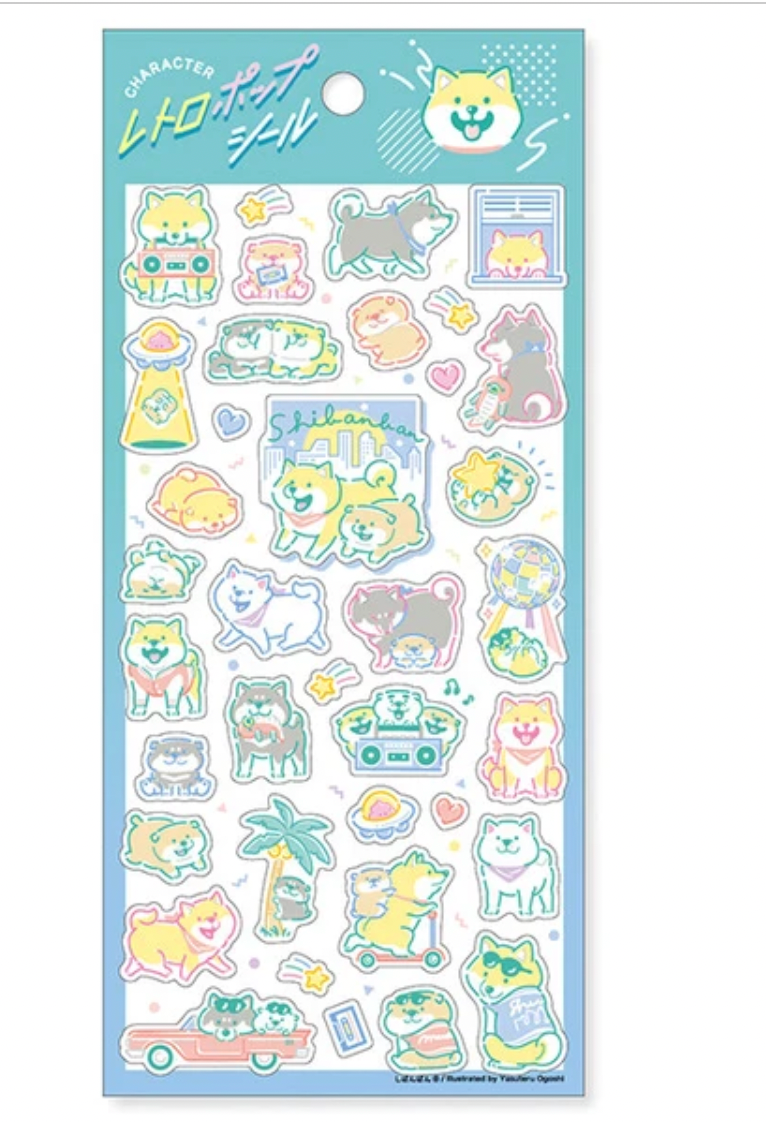 Mindwave Retro Pop Shibanban Sticker Sheet