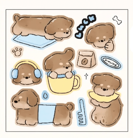 Baby Bear Sticker Sheet - Paper Mochi