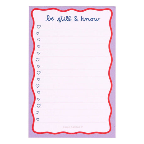 Be Still & Know Notepad - Paper Mochi