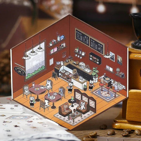 BGM Sticker Scene Cafe - Paper Mochi