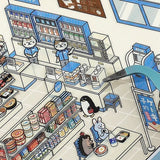 BGM Sticker Scene Convenience Store - Paper Mochi