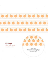 Orange Fruit Washi Tape