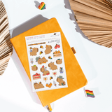 Capy The Farmer Sticker Sheet - Paper Mochi