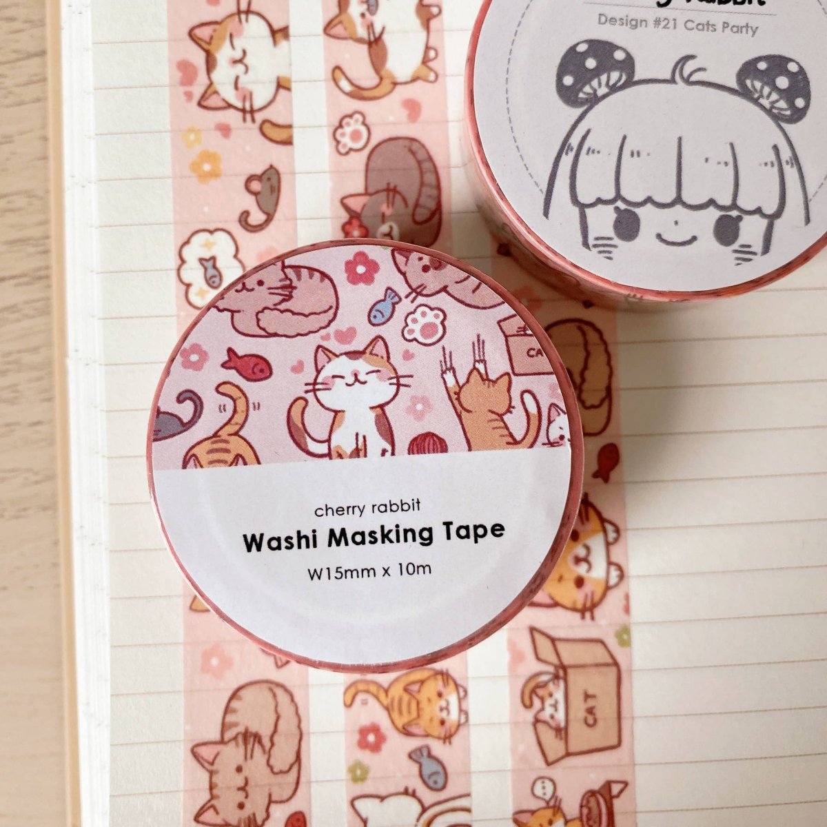 Cat Party Washi Tape - Paper Mochi