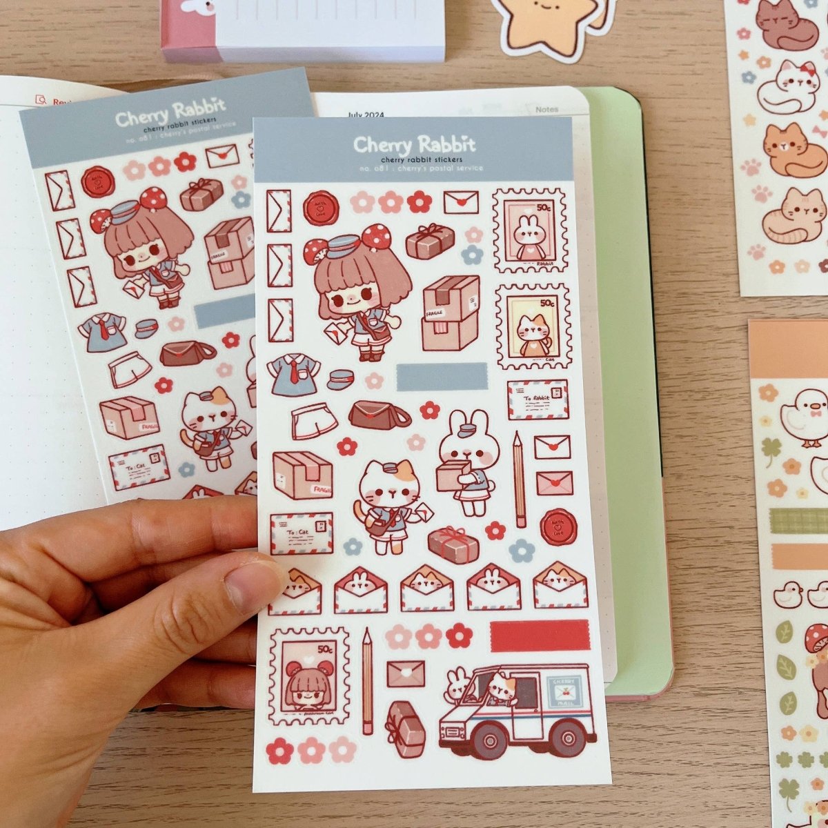 Cherry's Postal Service Sticker Sheet no.081 - Paper Mochi