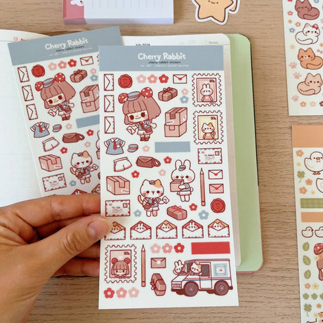 Cherry's Postal Service Sticker Sheet no.081 - Paper Mochi