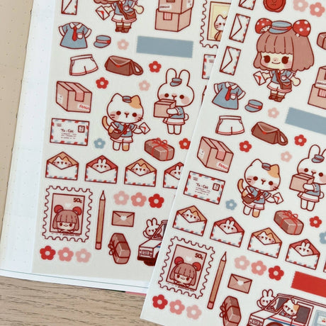 Cherry's Postal Service Sticker Sheet no.081 - Paper Mochi