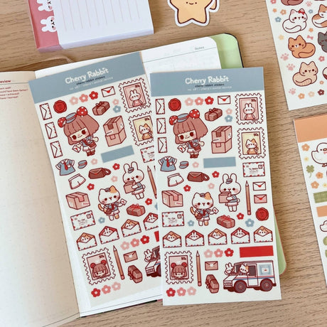 Cherry's Postal Service Sticker Sheet no.081 - Paper Mochi